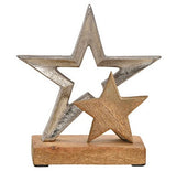 DOUBLE STAR Ornament - 2 assorted