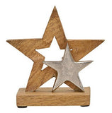 DOUBLE STAR Ornament - 2 assorted