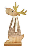 WOOLLY ELK Ornament - 2 assorted