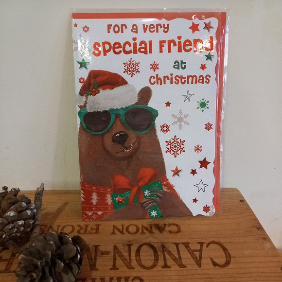 Special Friend - Bear Greeting Card