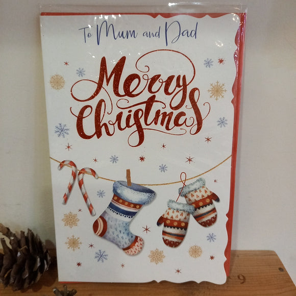 To Mum & Dad Greeting Card