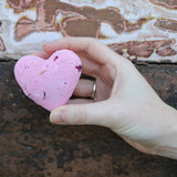 Love Heart Bath Fizzie - YLANG YLANG & ROSE