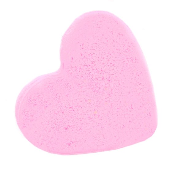 Love Heart Bath Fizzie - BUBBLEGUM