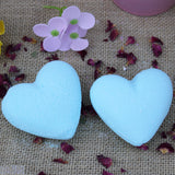 Love Heart Bath Fizzie - BABY POWDER