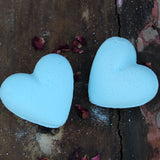 Love Heart Bath Fizzie - BABY POWDER