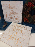 Festive Wall Signs - 2 Assorted