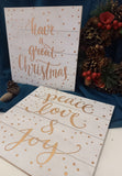 Festive Wall Signs - 2 Assorted