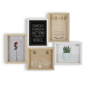 5 Window Collage - Photo Frame & Peg Board