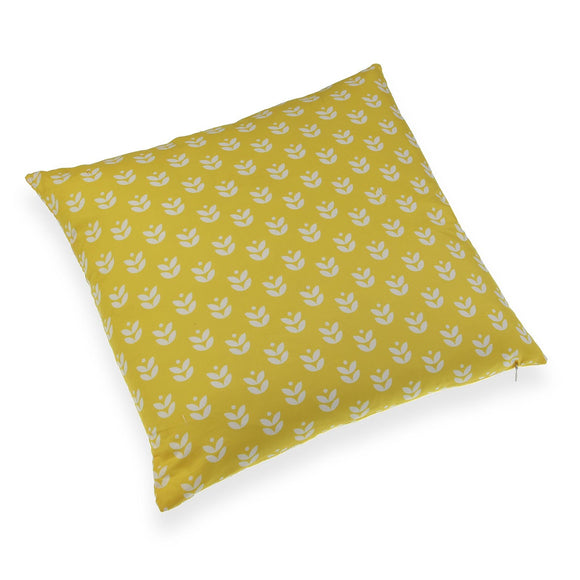 Yellow Flower Cushion + Filler