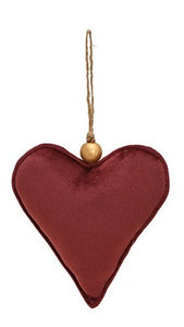 Velvet Heart Ornament - 18cm