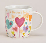 Doodle Hearts Mugs