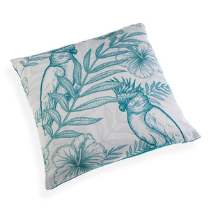 Green Bird Cushion + Filler