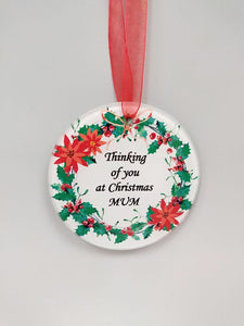 MUM Glass Ornament