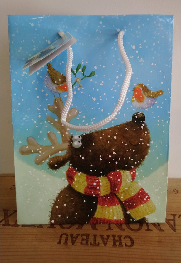 Colourful Reindeer Gift Bag