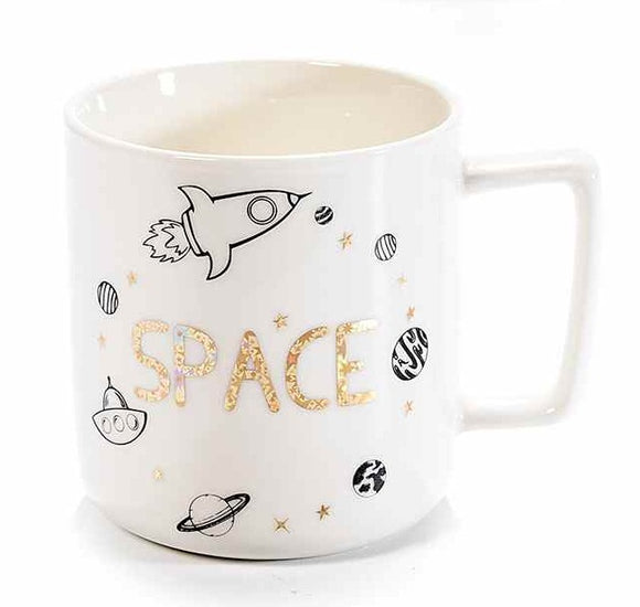 Space Mug     !! LAST 1 LEFT - WHITE 