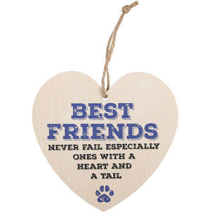 Best Friends Heart Plaque