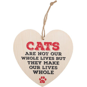 Cats Heart Plaque