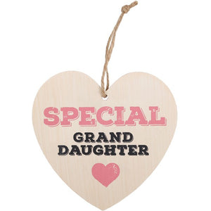 Granddaughter Heart Plaque