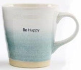 BE HAPPY Embossed Mugs