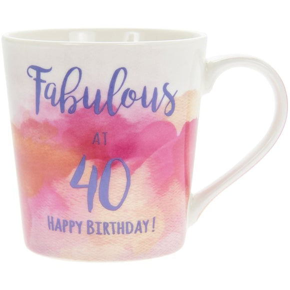 Happy 40th Birthday Mug