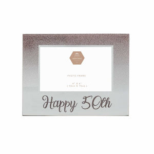 50th Birthday Photo Frame