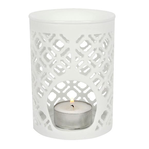 Lattice Cutout Oil Burner