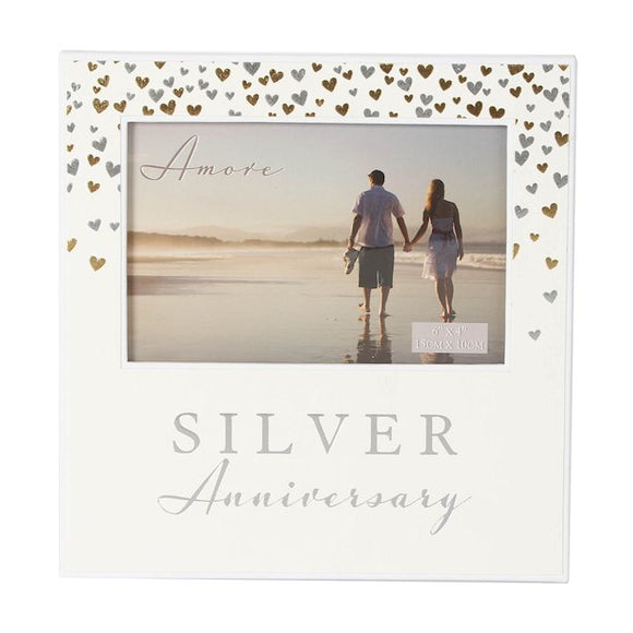 Silver (25th) Anniversary Photo Frame