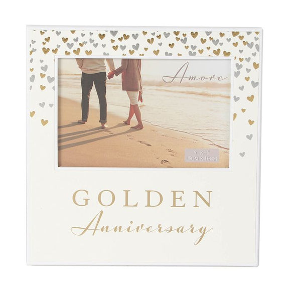 Golden (50th) Anniversary Photo Frame