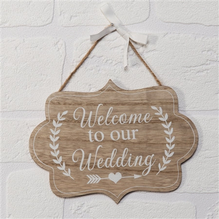 Welcome To Our Wedding Sign