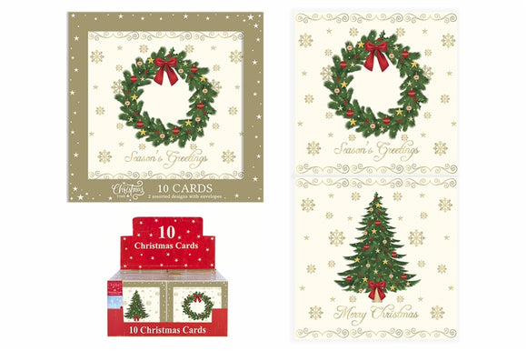 Festive Cards - Pack of 10