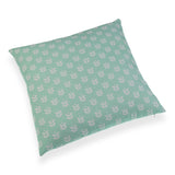 Mint Flower Cushion + Filler