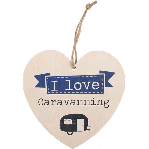 Love Caravan Heart Plaque