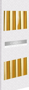 METALLIC GOLD - Tapered Candle