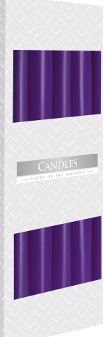 PURPLE - Tapered Candle