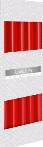 RED - Tapered Candle