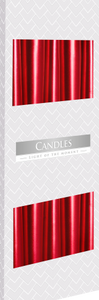 METALLIC RED - Tapered Candle