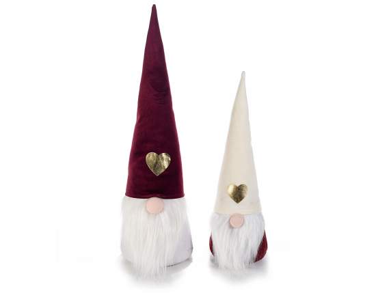 VELVET GNOMES  - 2 sizes  !! LAST 3 LEFT !!